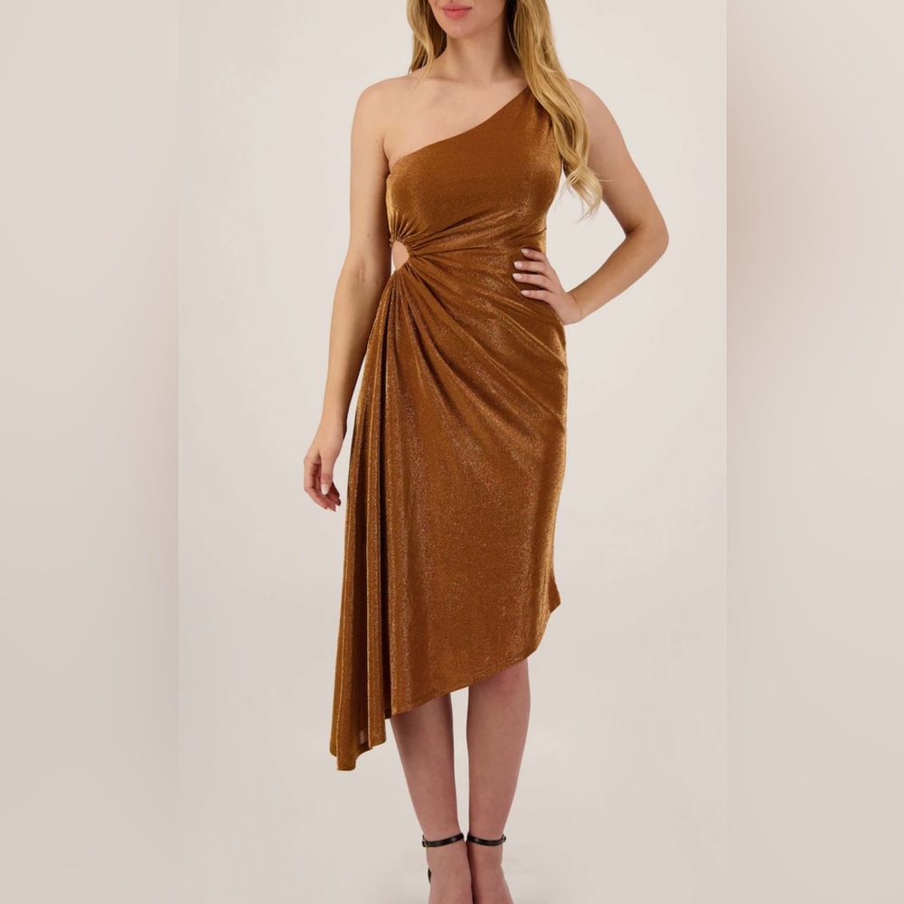 NWT. Dress Forum, one shoulder dress. Size small.